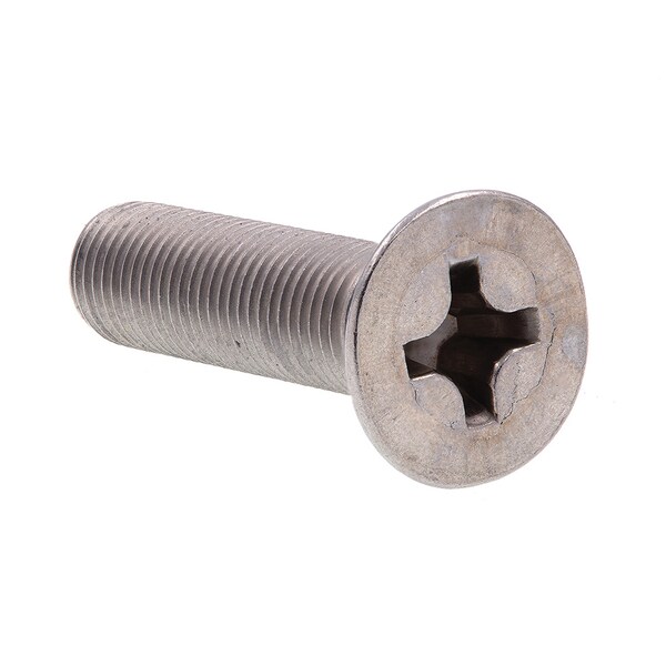 Machine Screw, Flat Head, Phillip Drive 3/8in-24 X 1-1/2in Grade 18-8 Stnl Steel 10PK